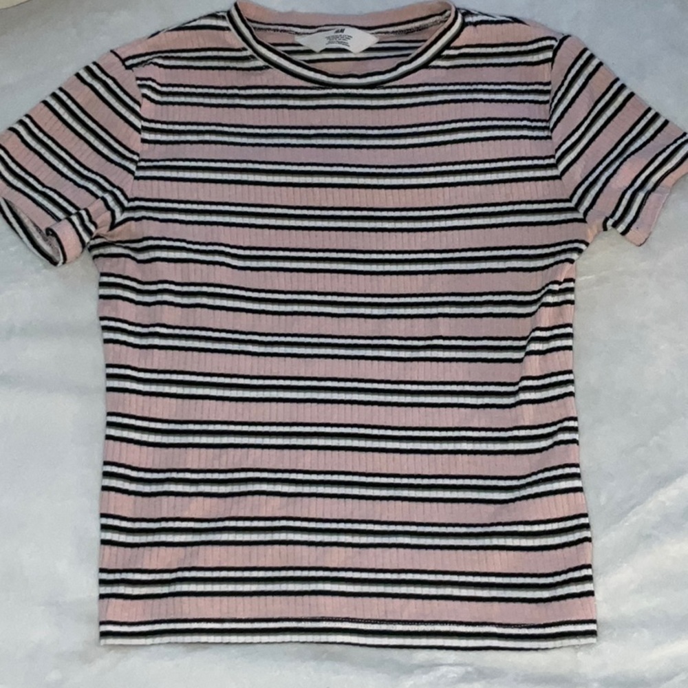 H&M stripped tee